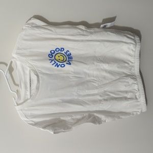 Old Navy girls cinched graphic tee